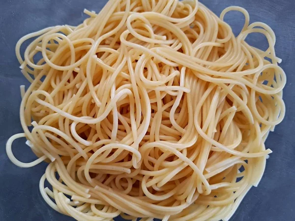 Syrové Špagety Těstoviny Italské Jídlo Koncepce Vaření — Stock fotografie