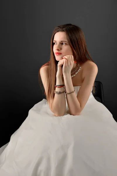 Bellissimo ritratto sposa — Foto Stock