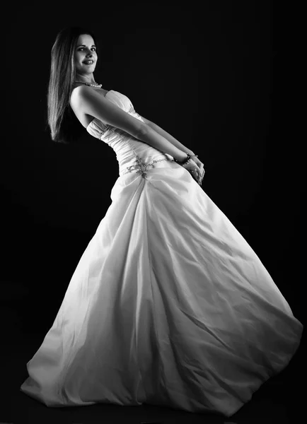 Gyönyörű menyasszony portré — Stock Fotó