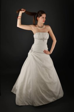 güzel gelin portresi