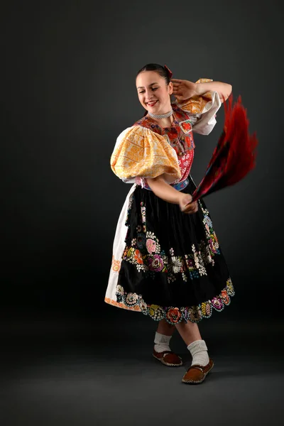슬로바키아 민속 댄서 — 스톡 사진