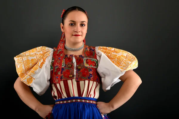 Словацкая народная одежда — стоковое фото