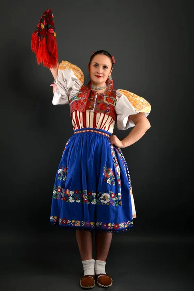 Slowaakse folkloristische kleding — Stockfoto