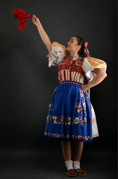 Slovakian folklore clothes — Stock Photo, Image