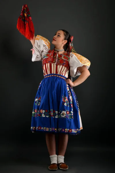 Slovakian folklore clothes — Stock Photo, Image