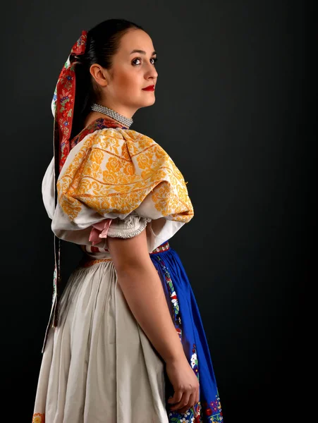 Словацького фольклору одяг — стокове фото