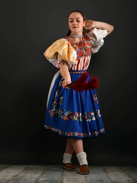 Σλοβάκικη λαογραφία ρούχα — Φωτογραφία Αρχείου