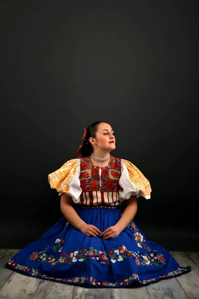 Słowackiego folkloru ubrania — Zdjęcie stockowe