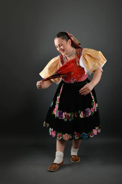 Slovenský folklor oblečení — Stock fotografie