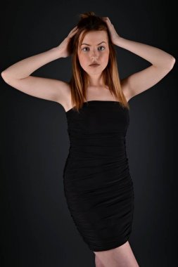 Güzel sarışın model.