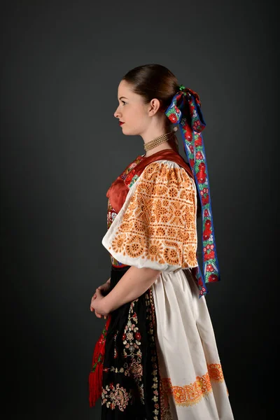Slowaakse folklore danser — Stockfoto