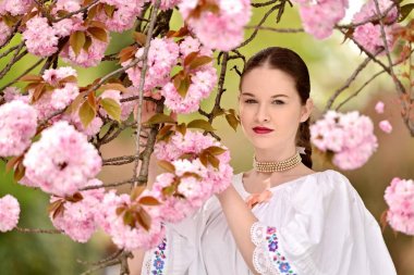 Slovakça folklor dansçısı