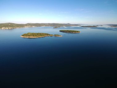 Havadan görünümü Biograd na moru.