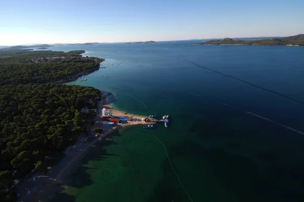 Aerial view Biograd na moru. — Stock Photo, Image