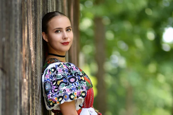 Slovakian woman dancer — Stock Photo, Image