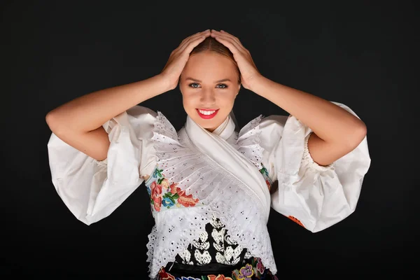 Slovakian girl dancer — Stock Photo, Image