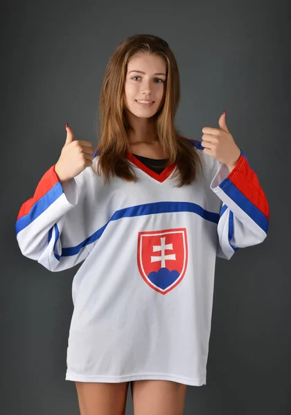 slovakian sport ice hockey supporter