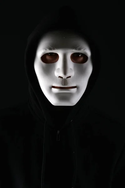 Anonimowy Maskowanie Społeczne Lub Halloween Pojęcie — Zdjęcie stockowe