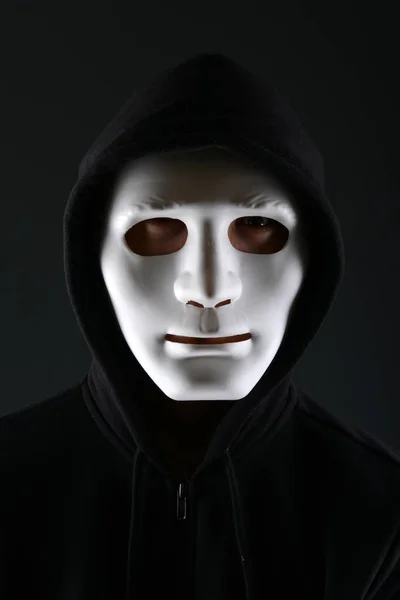 Anonimo Concetto Mascheramento Sociale Halloween — Foto Stock