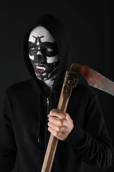 Grim Reaper avec une faux — Photo