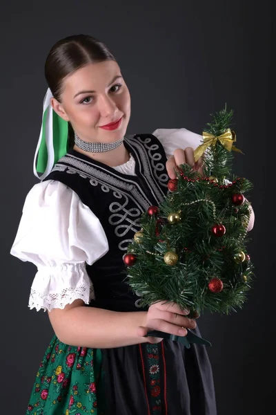 Słowackiego folkloru tancerz — Zdjęcie stockowe