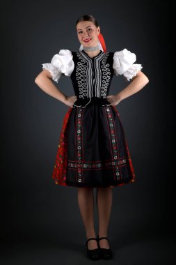 Slovakya folkloru. Geleneksel kıyafet.