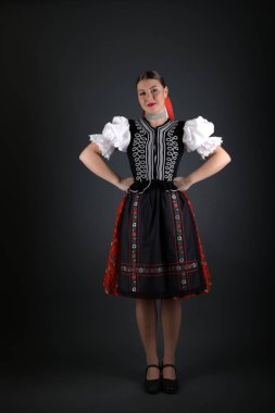 Slovakya folkloru. Geleneksel kıyafet.