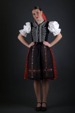 Slovakya folkloru. Geleneksel kıyafet.