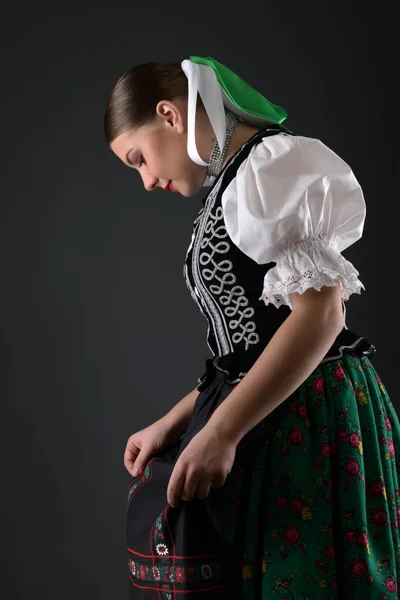 Szlovák Folklór Hagyományos Jelmez — Stock Fotó