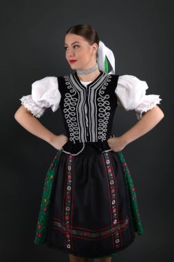 Slovakya folkloru. Geleneksel kıyafet.