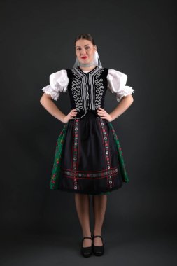 Slovakya folkloru. Geleneksel kıyafet.