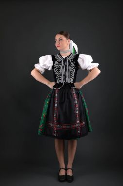 Slovakya folkloru. Geleneksel kıyafet.