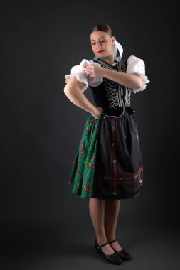Slovakya folkloru. Geleneksel kıyafet.