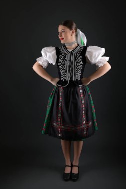 Slovakya folkloru. Geleneksel kıyafet.