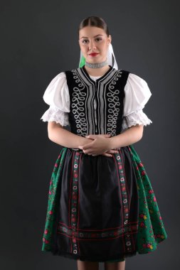 Slovakya folkloru. Geleneksel kıyafet.