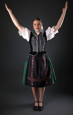 Slovakya folkloru. Geleneksel kıyafet.