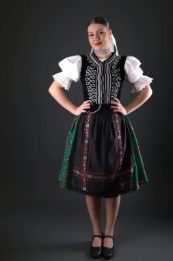 Slovakya folkloru. Geleneksel kıyafet.