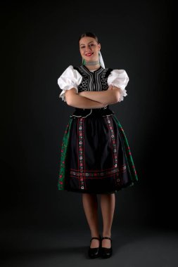 Slovakya folkloru. Geleneksel kıyafet.