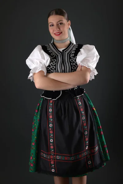 Σλοβάκικη Παράδοση Παραδοσιακή Στολή — Φωτογραφία Αρχείου