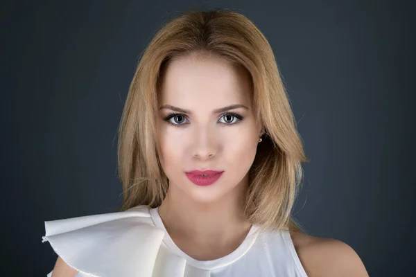 Beautiful Blonde Woman Model Stock Image