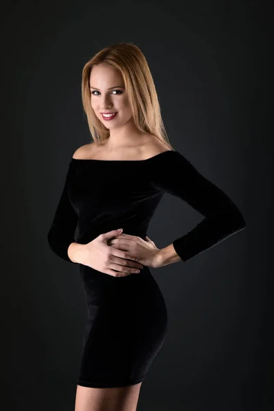 Mooie Vrouw Model Blond Meisje — Stockfoto