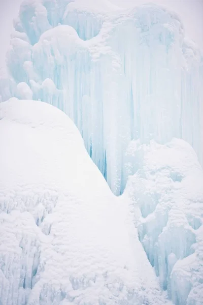 Fundal Gheață Zăpadă Albă Textură Abstractă — Fotografie, imagine de stoc
