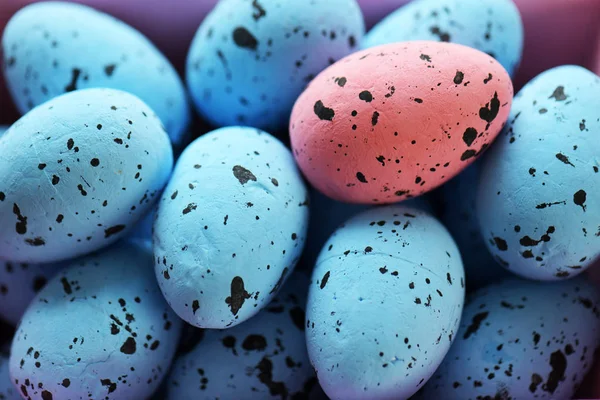 Telur Paskah Puyuh Menutup — Stok Foto