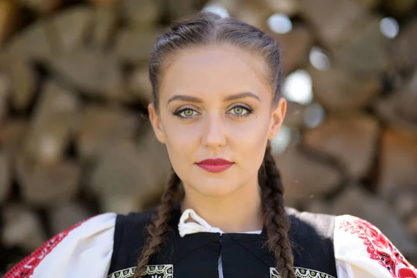 Slovakian Folklore Traditional Costume — Stock Photo, Image