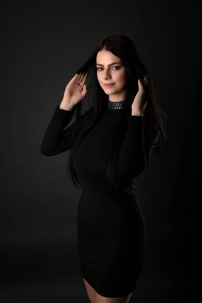 Sexy Junge Frau Studio — Stockfoto