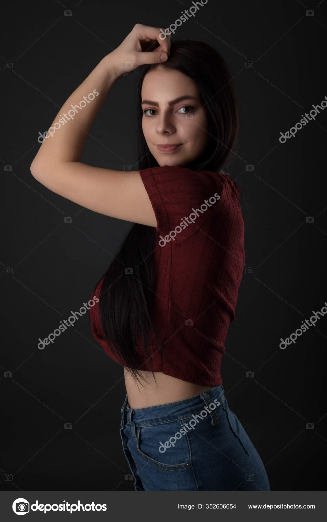 Sexy Young Woman Studio — Stock Photo © muro #352606654