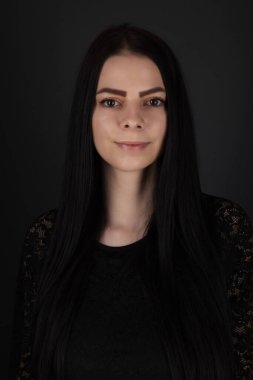 seksi genç kadın Studio스튜디오에서 섹시 한 젊은 여자