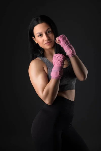 Chica Atlética Haciendo Ejercicio — Foto de Stock