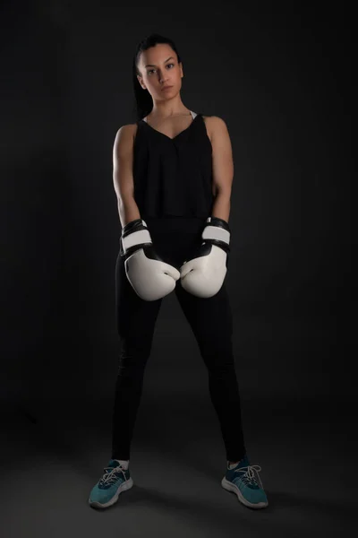 Sexy Fitness Meisje Atletisch Meisje Doen Oefening — Stockfoto