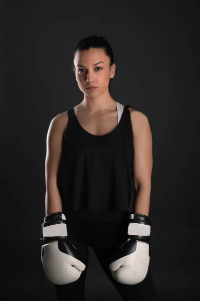 Szexi Fitness Lány Sportos Lány Gyakorol — Stock Fotó